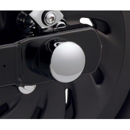 CLASSIC CHROME RR AXLE NUT COVER BILLET