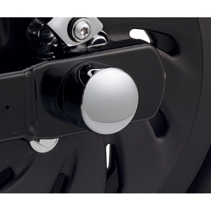 CLASSIC CHROME RR AXLE NUT COVER BILLET