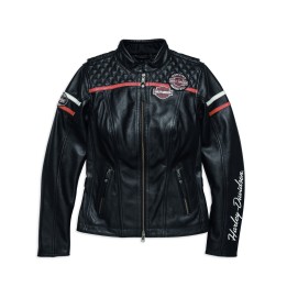 GIACCA PELLE HARLEY-DAVIDSON MISS ENTHUSIAST CE-CERTIFIED LEATHER JACKET