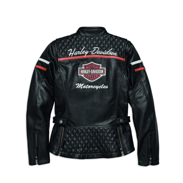 GIACCA PELLE HARLEY-DAVIDSON MISS ENTHUSIAST CE-CERTIFIED LEATHER JACKET