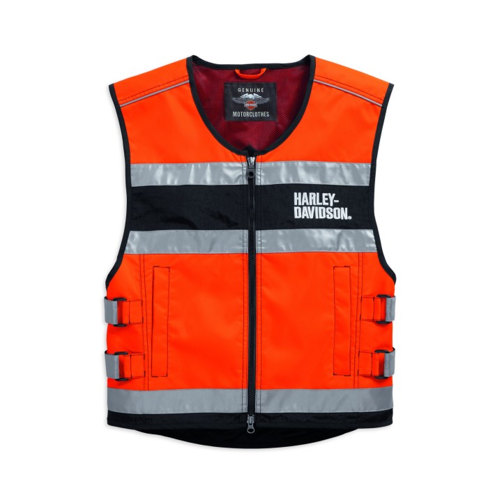 Gilet riflettente ad alta visibilità da uomo omologato CE
