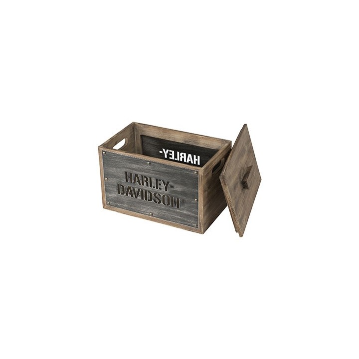 SCATOLA OGGETTI HARLEY-DAVIDSON "WOOD"