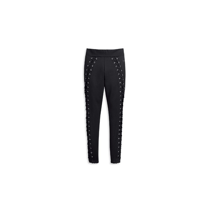 LEGGINGS  LADY H-D CON LACCETTI