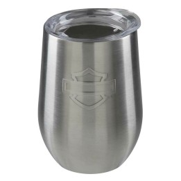 Bicchiere da vino in acciaio inossidabile Harley-Davidson® Silhouette B&S