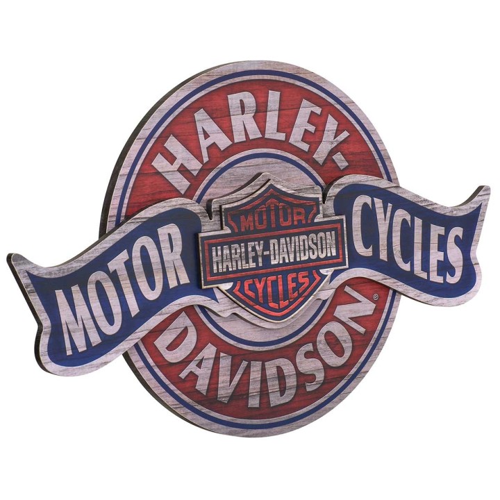 CARTELLO DA PUB CON BANNER PER MOTOCICLETTE HD