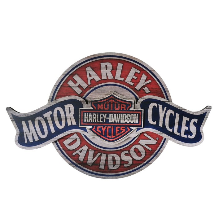 CARTELLO DA PUB CON BANNER PER MOTOCICLETTE HD
