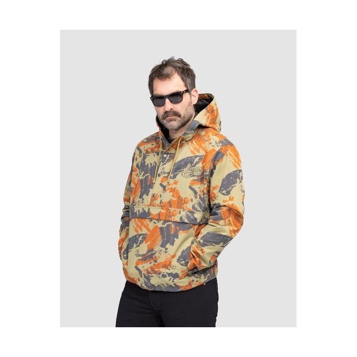 Parka HARLEY-DAVIDSON  Essential Oil Camo da uomo