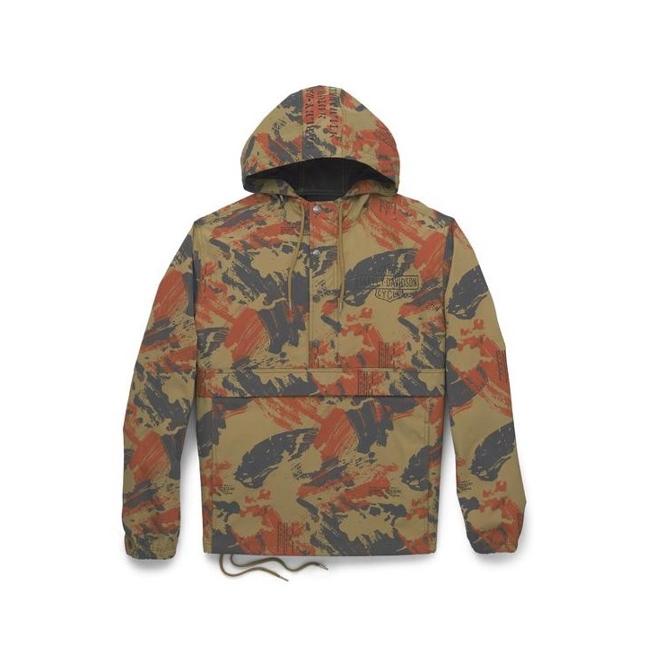 Parka HARLEY-DAVIDSON  Essential Oil Camo da uomo