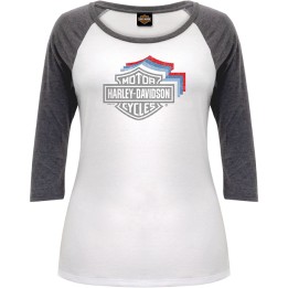 GREY LOGO T-SHIRT HARLEY-DAVIDSON