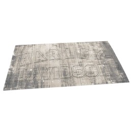 TAPPETO HARLEY-DAVIDSON CON LOGO INTAGLIATO