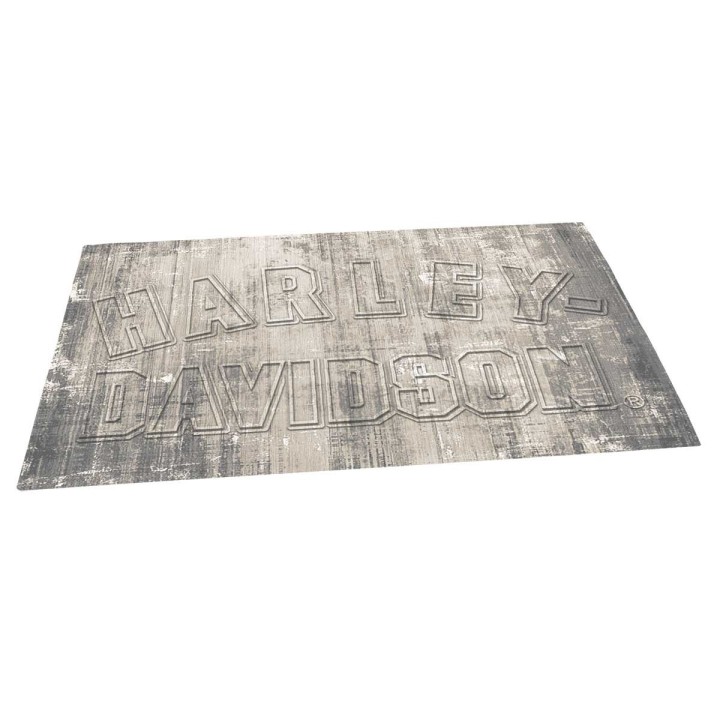TAPPETO HARLEY-DAVIDSON CON LOGO INTAGLIATO