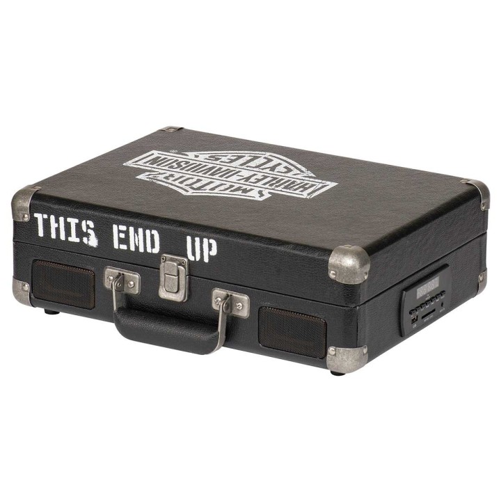 GIRADISCHI PORTATILE HARLEY-DAVIDSON CON LOGO B&S - 220V