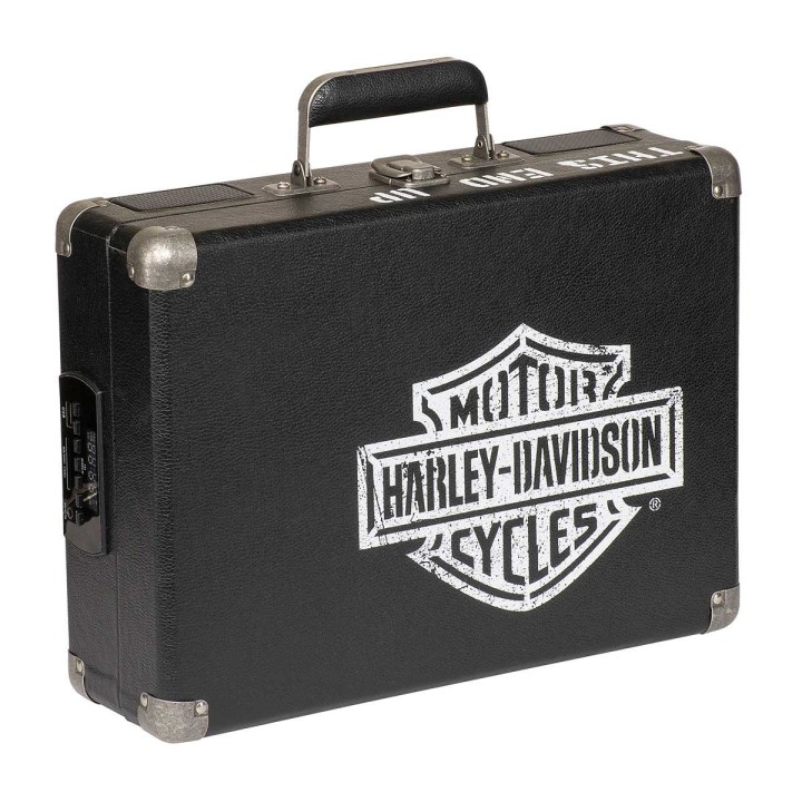 GIRADISCHI PORTATILE HARLEY-DAVIDSON CON LOGO B&S - 220V