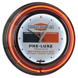 OROLOGIO DA PARETE A DOPPI NEON "PRE LUXE" HARLEY-DAVIDSON