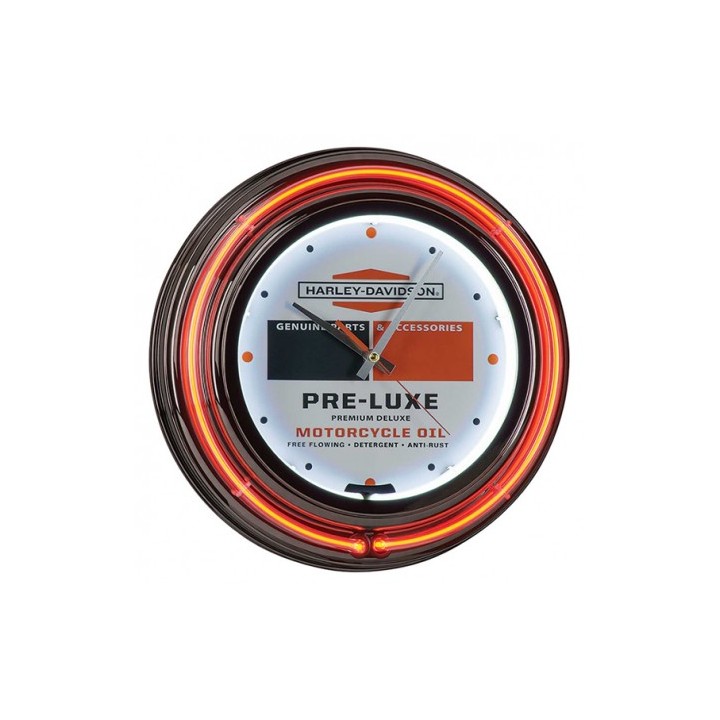 OROLOGIO DA PARETE A DOPPI NEON "PRE LUXE" HARLEY-DAVIDSON