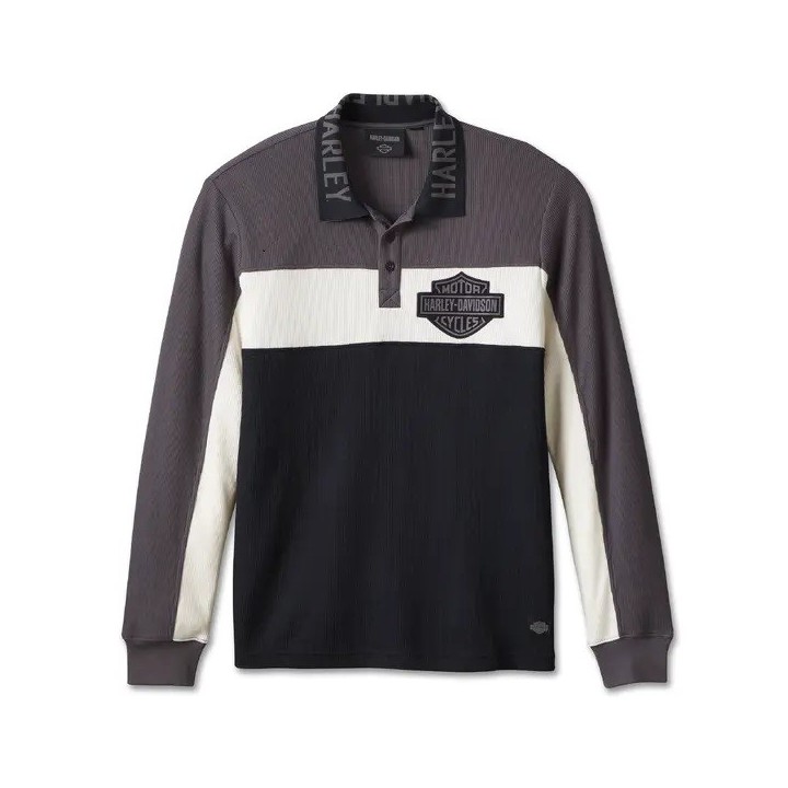 POLO MANICA LUNGA DARK GREY