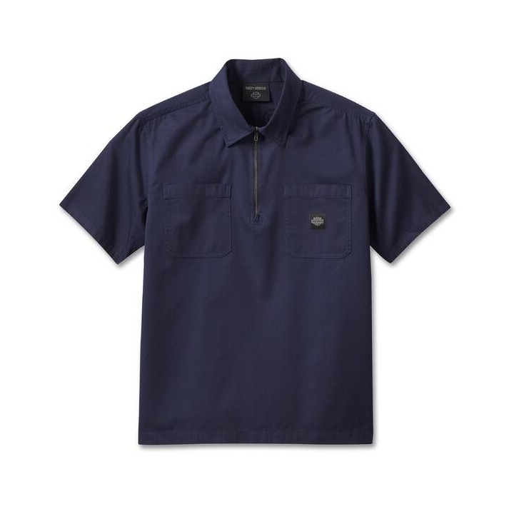 CAMICIA UOMO "STAPLE WORK" BLU'