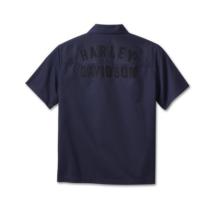 CAMICIA UOMO "STAPLE WORK" BLU'