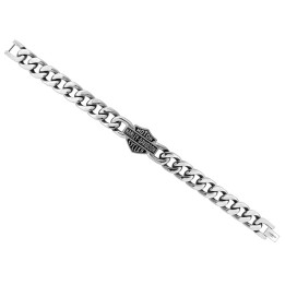Bracciale da uomo Bar & Shield in acciaio inossidabile Harley-Davidson®