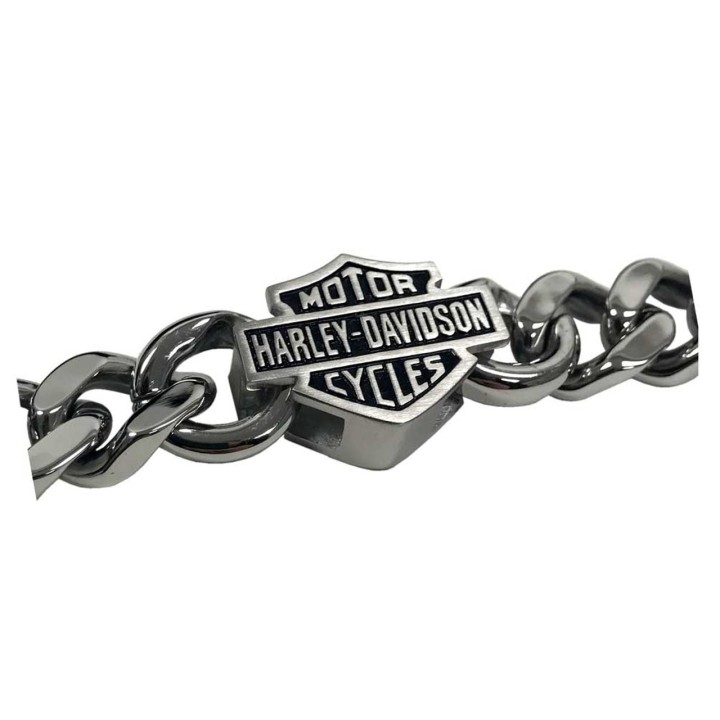 Bracciale da uomo Bar & Shield in acciaio inossidabile Harley-Davidson®