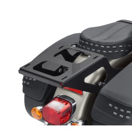 Portapacchi sella biposto Tour-Pak HoldFast - Nero lucido