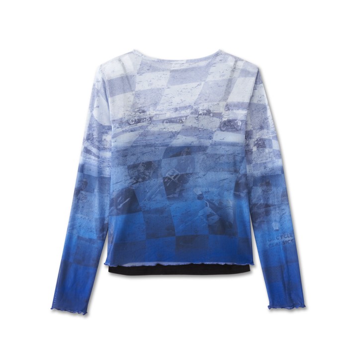 COOL BLUE MESH TOP