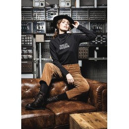 Cappello Harley-Davidson in tessuto con fascia in pelle
