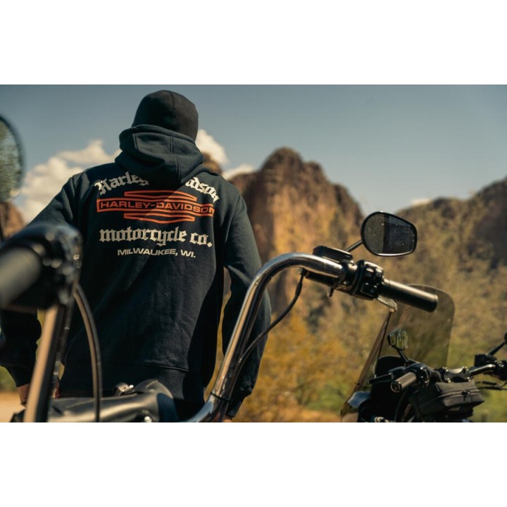 Felpa con cappuccio passamontagna Roaring - Harley Black
