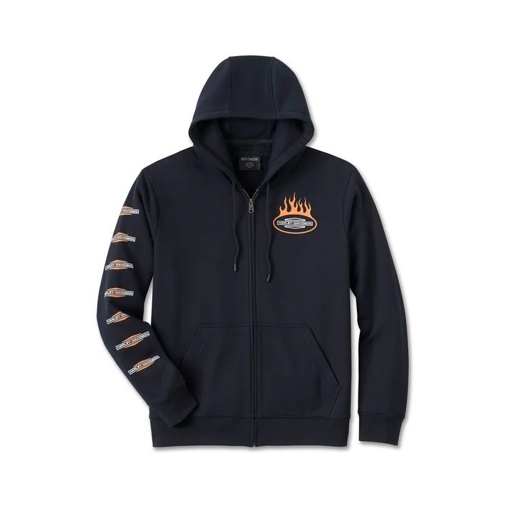 Felpa con cappuccio passamontagna Roaring - Harley Black