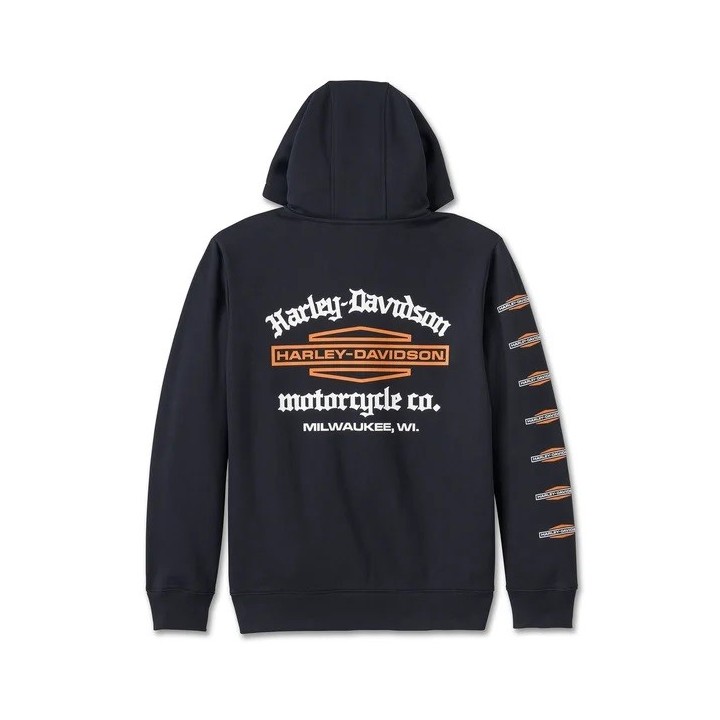 Felpa con cappuccio passamontagna Roaring - Harley Black