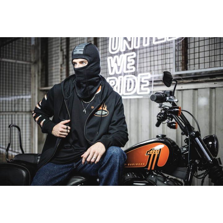 Felpa con cappuccio passamontagna Roaring - Harley Black