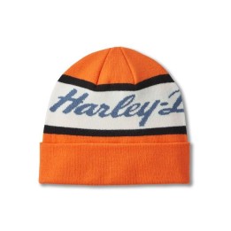 Beanie H-D Script - Harley Orange