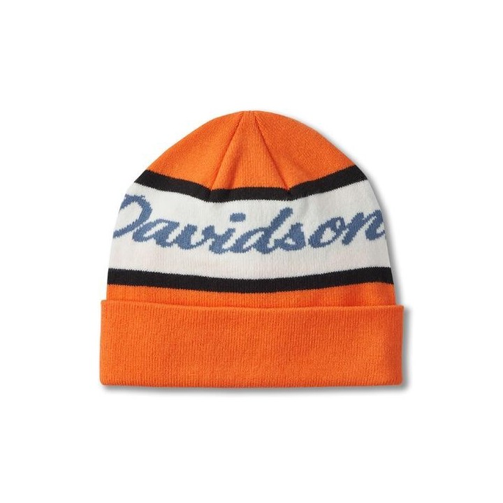 Beanie H-D Script - Harley Orange