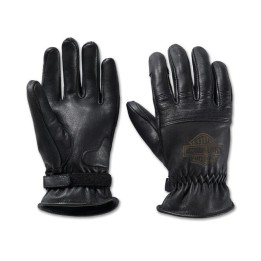 Guanti in pelle Helm da uomo - Nero