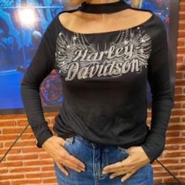 Lady Neck Sparkling tee
