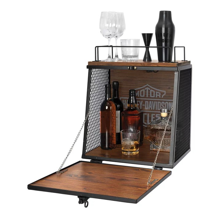 BAR DA PARETE HARLEY-DAVIDSON CON LOGO B&S