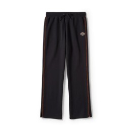 Pantalone a gamba larga Essential in pile - Harley Black.