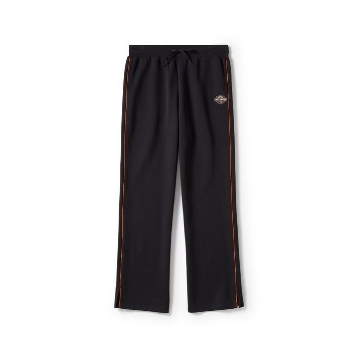 Pantalone a gamba larga Essential in pile - Harley Black.