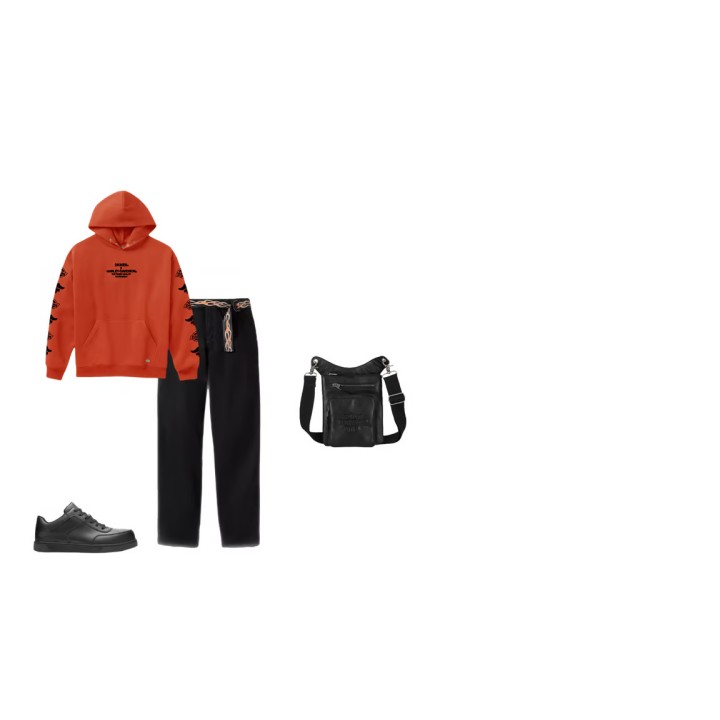 Women's Dickies x H-D Flex Fit Double Pocket Carpenter Pant with Flame Belt - Anthracite
