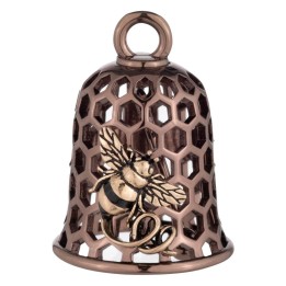 Campanella Harley-Davidson® Bumblebee Honey Comb HD Script, finitura marrone