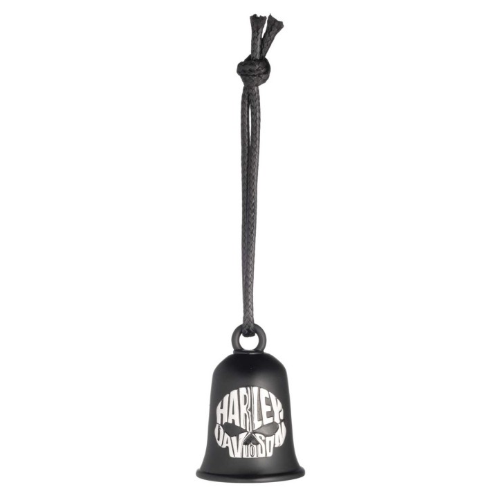 Campanella Harley-Davidson® Willie G Skull Script Contrast Ride, finitura nera