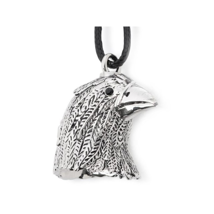 Campanella Harley-Davidson® HD Classic Eagle Head Ride - Placcato argento