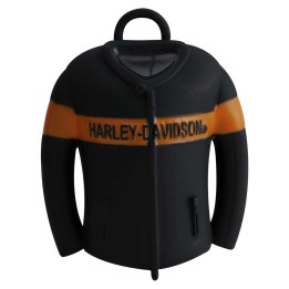 Campanella a forma di giacca  in pelle Harley-Davidson® Bar & Shield a