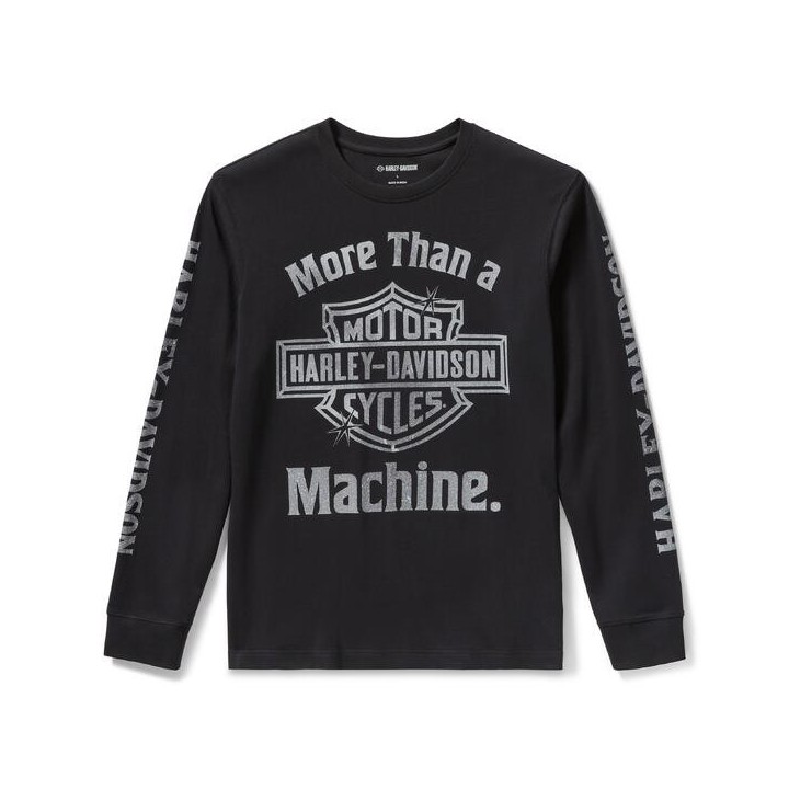 T-SHIRT  A MANICA LUNGA " MORE THAN A MACHINE" HARLEY-DAVIDSON