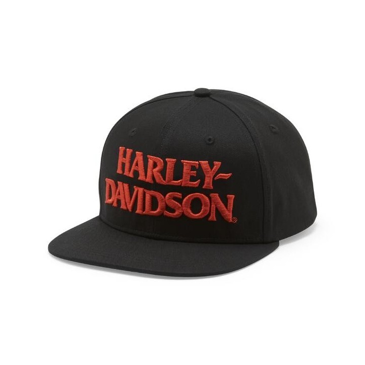 Cappellino Fitted Lightning Eagle Panhead - Harley Black