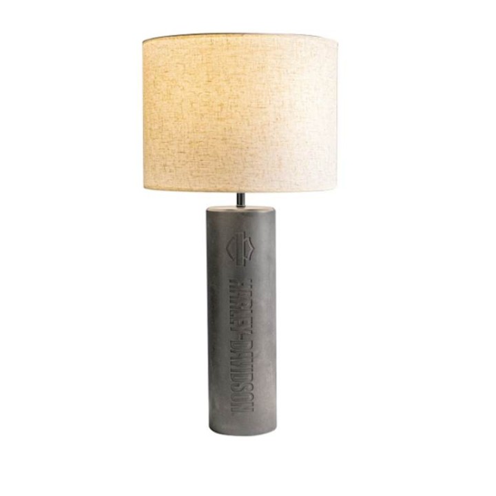 Lampada da tavolo con supporto in cemento Harley-Davidson® - 220 V