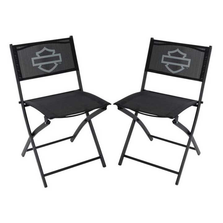 Set tavolo e sedia da bistrot pieghevoli Harley-Davidson® Open Bar & Shield