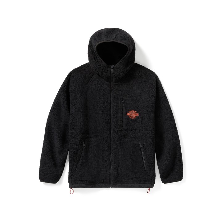 Felpa in sherpa Harley-Davidson full zip