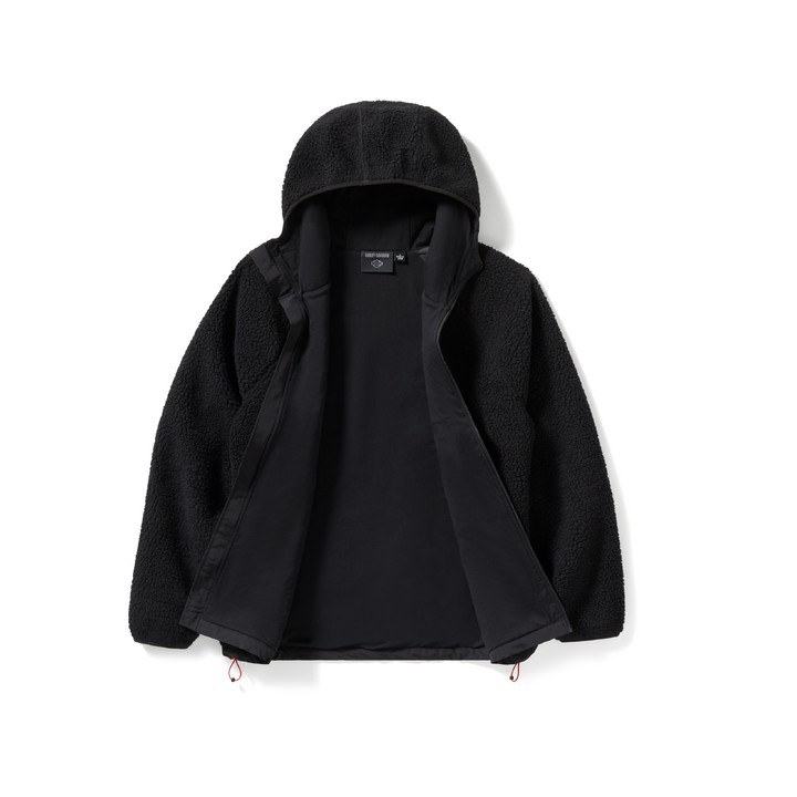 Felpa in sherpa Harley-Davidson full zip
