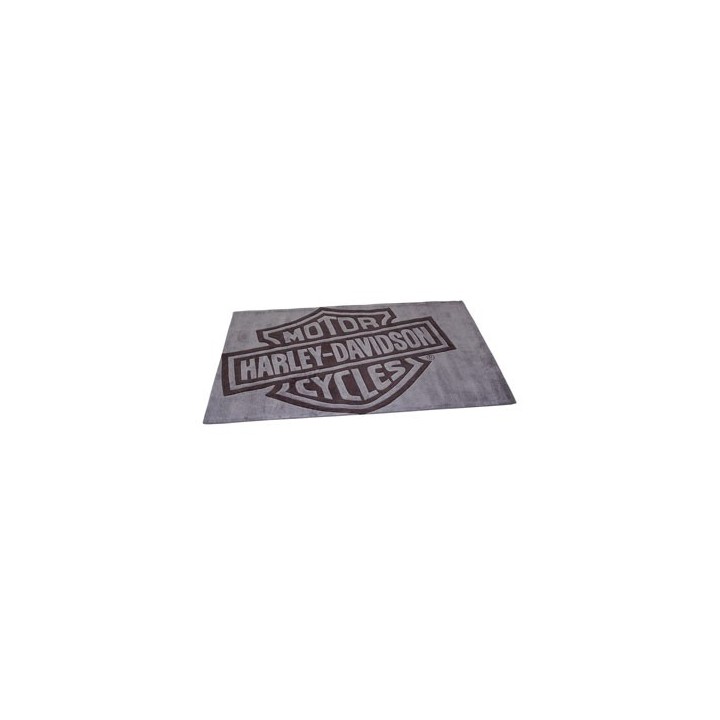 Tappeto grande Harley-Davidson® Bar & Shield - Acrilico grigio scuro